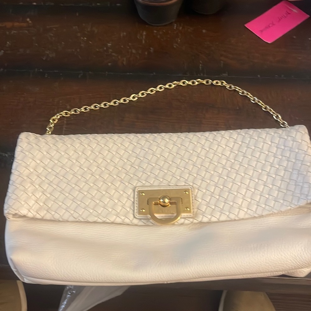 Leather banana republic purse nwt